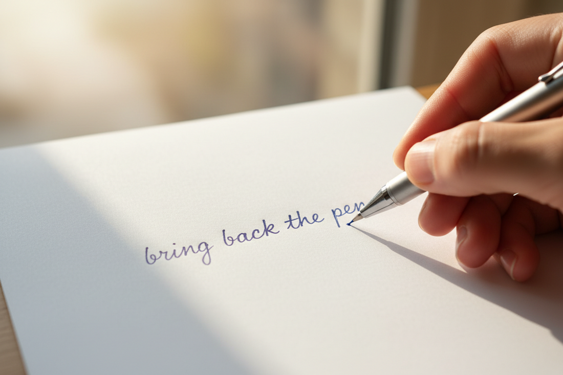 Bring Back the Pen: Why Handwriting Still Matters in 2026