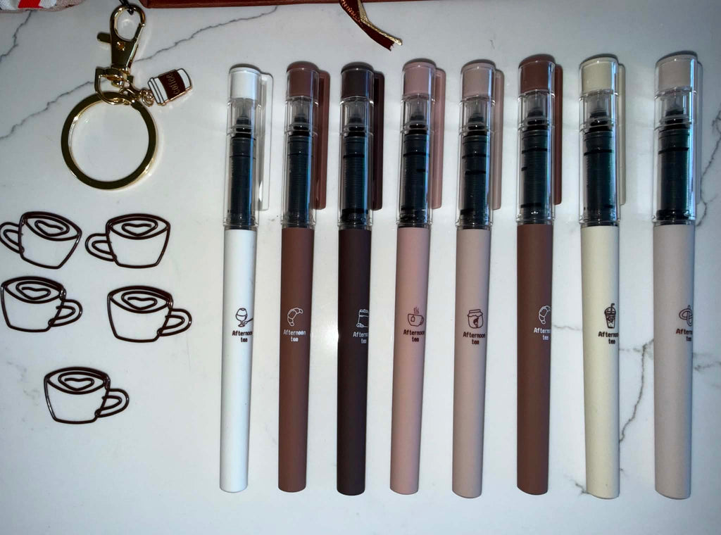 Coffee Morning Break Collection - Brown Stationery set for the coffee lover!
