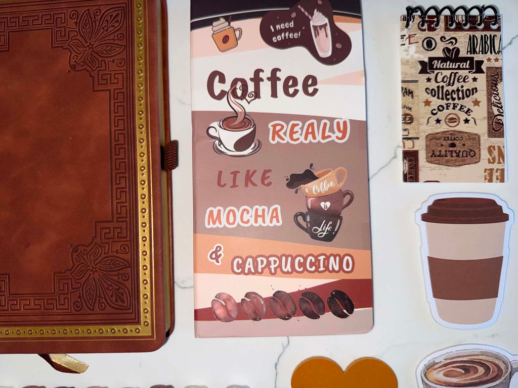 Coffee Morning Break Collection - Brown Stationery set for the coffee lover!