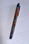Floral Metal Fountain Pen - Blue & Blossom Calligraphy Pen NZ