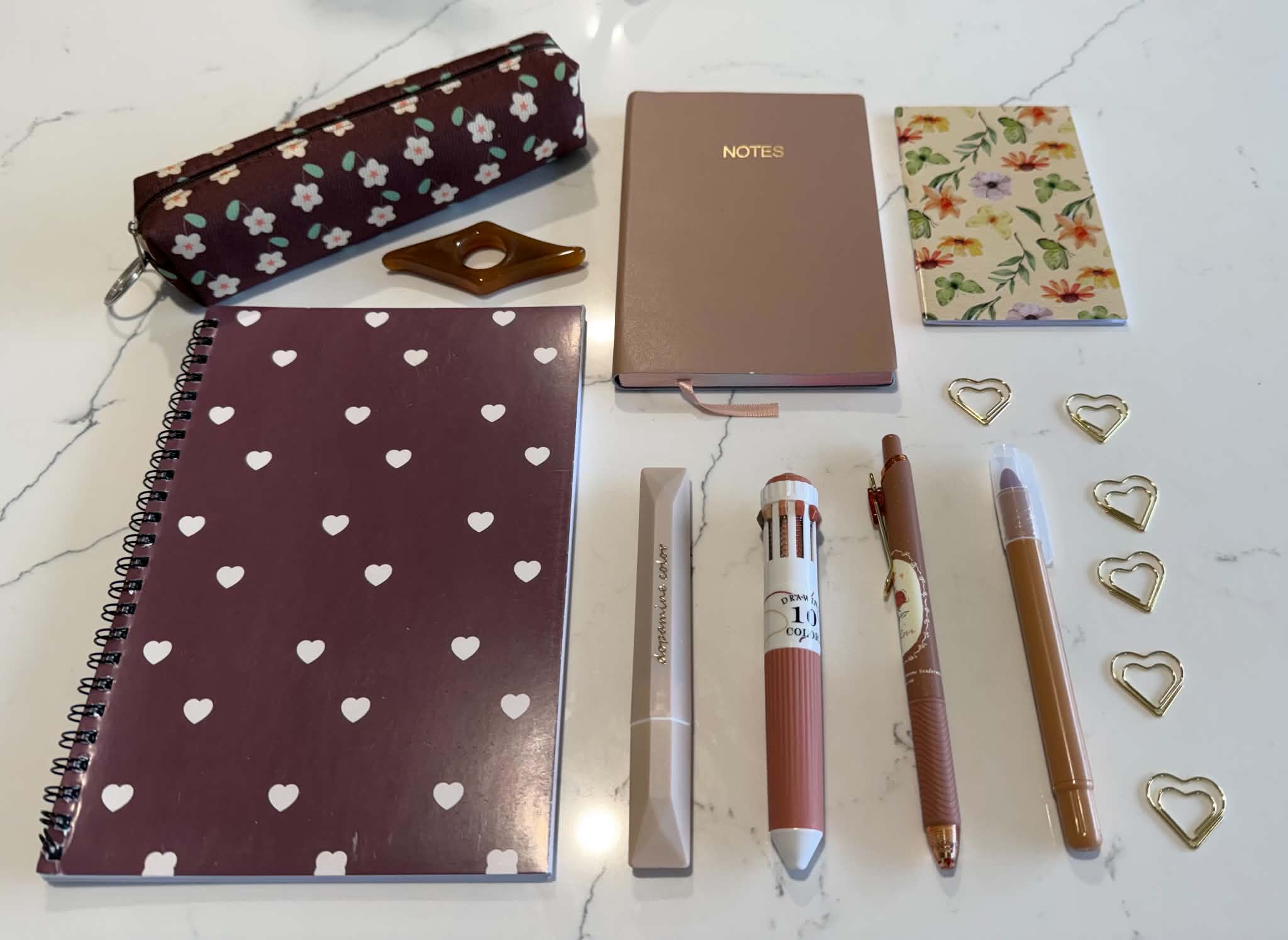 Soft Autumn Pastels Stationery Set – Aesthetic Desk Gift NZ