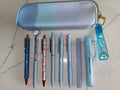 Dopamine Blue Collection - Soft Pastel Blue Pen & Pouch Set