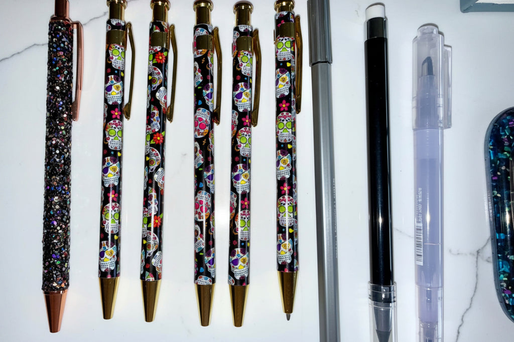 Sugar Skull Stationery Suite – Limited Edition Red & Black Gift Set NZ