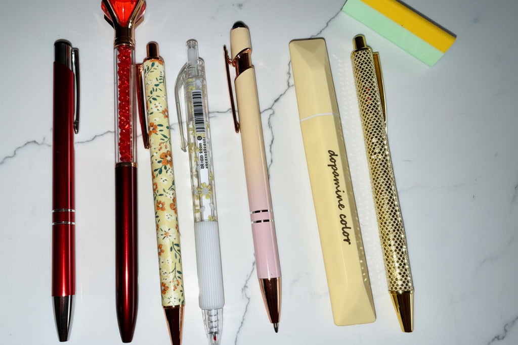 Floral Joy Stationery Set — Bright & Blooming Pen Collection