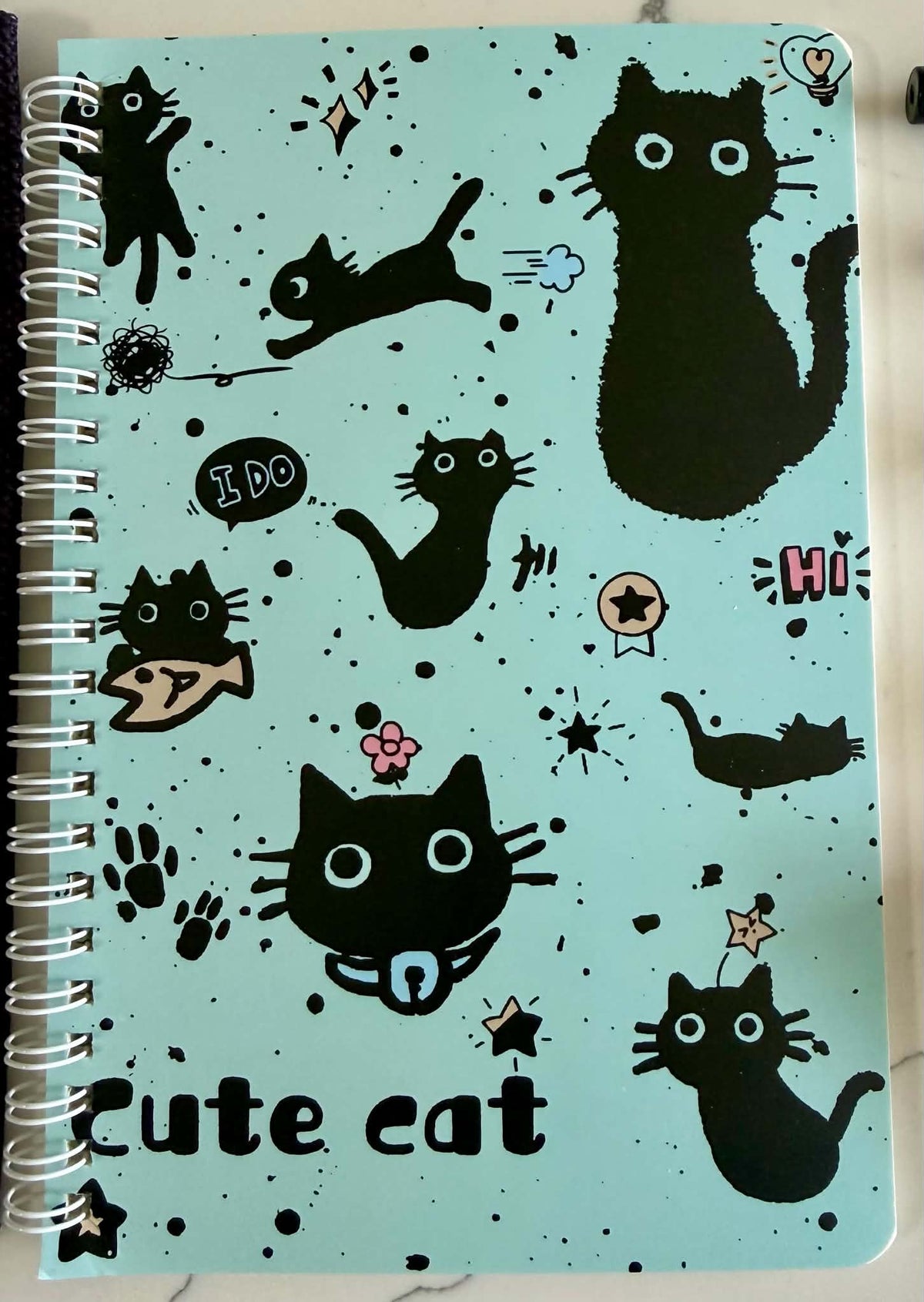 Cute Cat Bookish Stationery Set