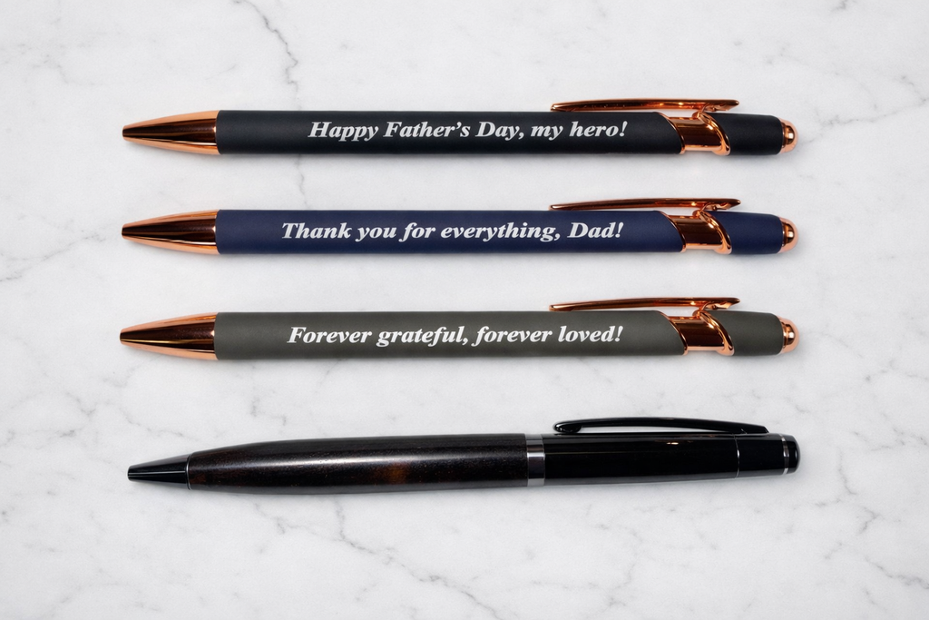 Men's Black Stationery Set – Father's Day Gift Desk Stationery NZ