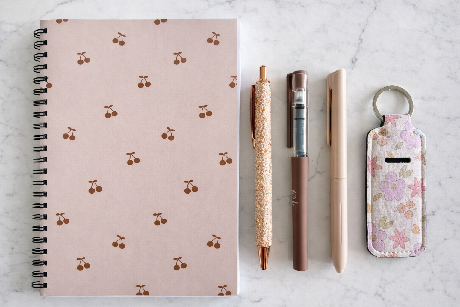 Sparkly Cocoa & Chocolate Mini Stationery Set – Aesthetic Desk Gift NZ
