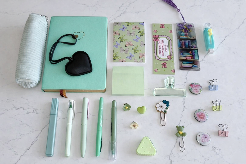 Minty Green Mini Stationery Set – Aesthetic Desk Gift NZ