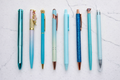 Blue Aesthetic Pen Set – Journaling & Gift Stationery NZ