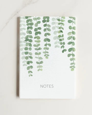 Sage & Vine Unlined A5 Notebook – Botanical Green Notebook NZ