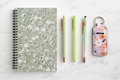 Sparkly Mint Mini Stationery Set – Aesthetic Desk Gift NZ