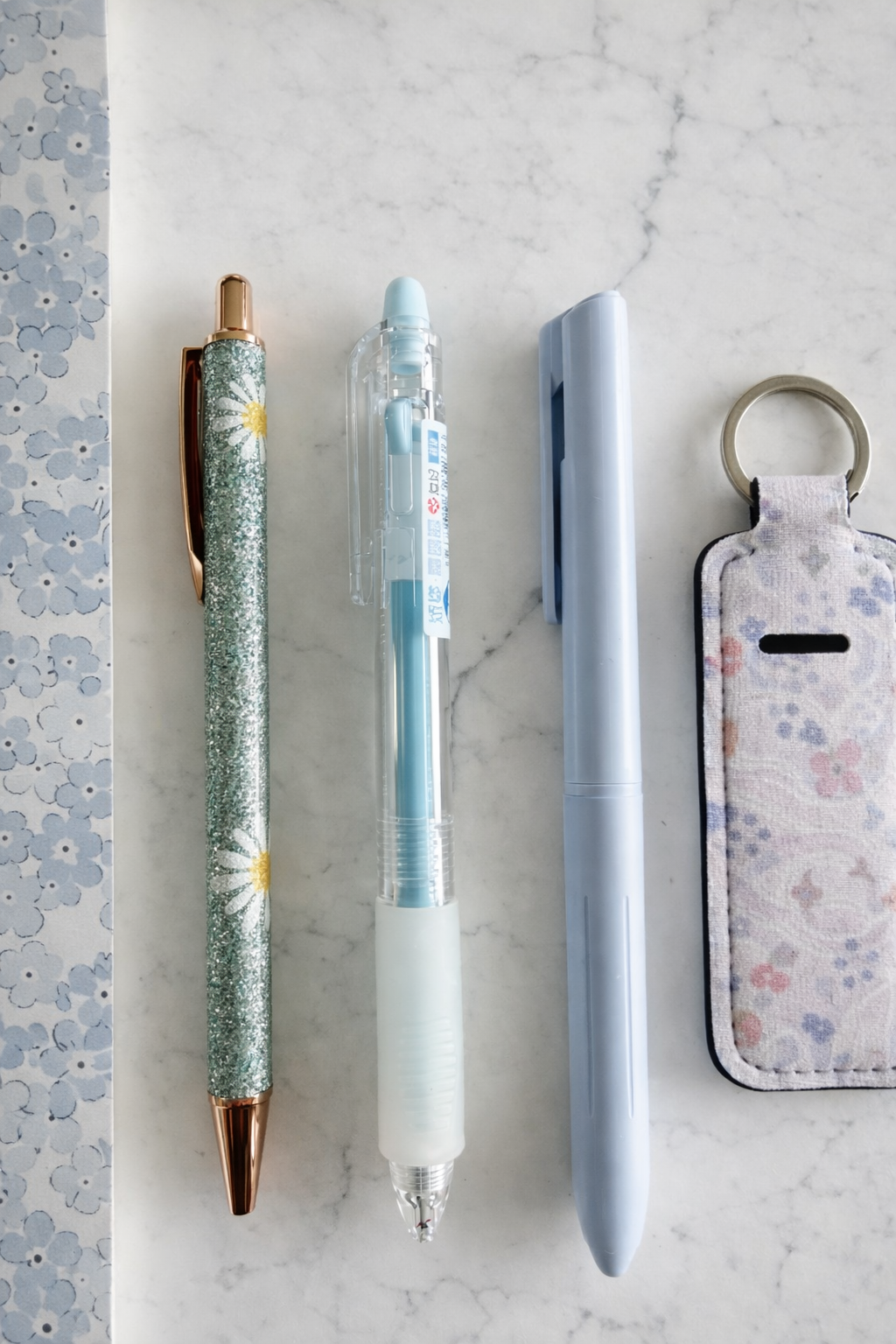 Sparkly Blue Mini Stationery Set – Aesthetic Desk Gift NZ