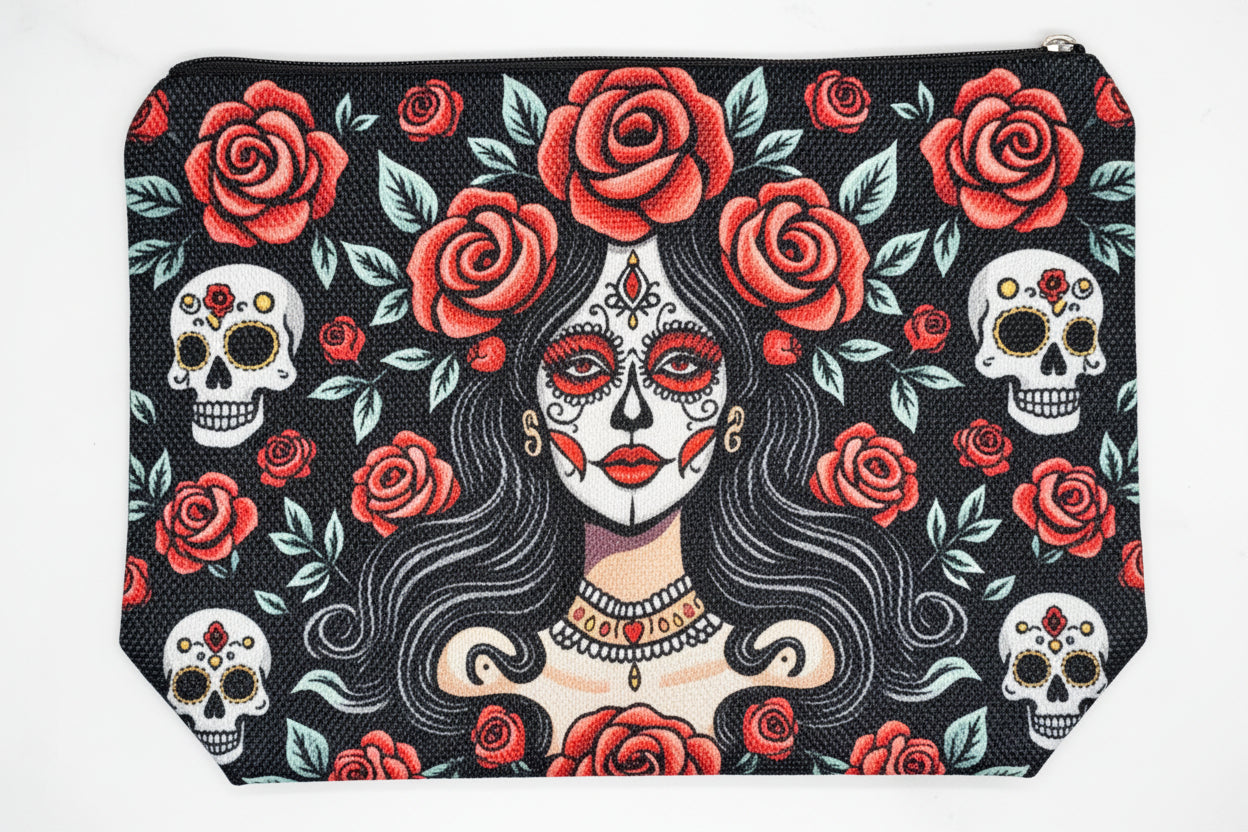 Sugar Skull Stationery Suite – Limited Edition Red & Black Gift Set NZ