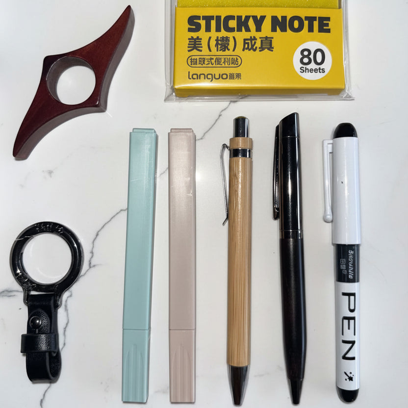 Black Stationery Set – Everyday Essentials Kit