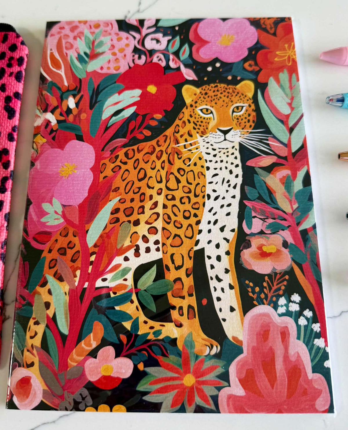 Leopard Garden Writing Stationery Set
