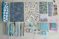 Pretty Blue Botanicals Collection - Blue Stationery Set