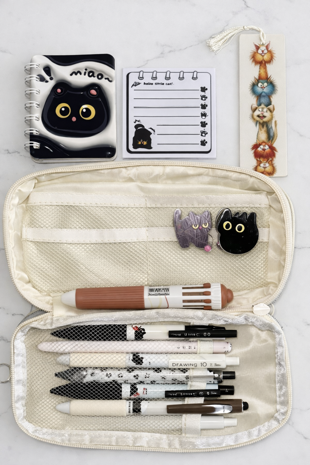 Bookmark Stationery Cat Lover's Desk Collection