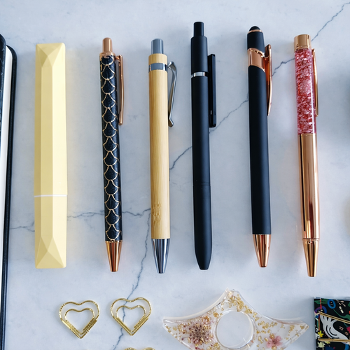 Black & Gold Stationery Set – Luxury Desk Gift NZ
