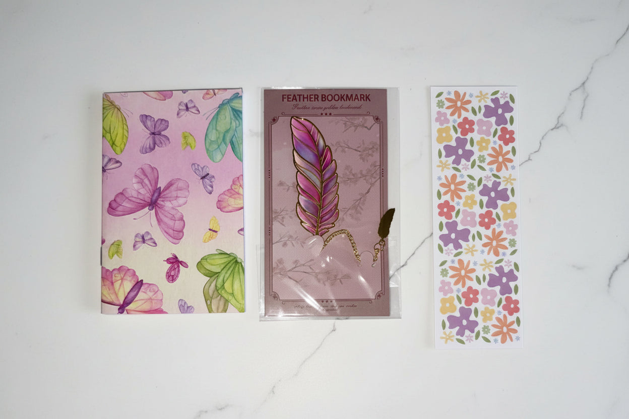 Pastel Dream Desk Stationery Set – Aesthetic Lilac & Blush Gift NZ