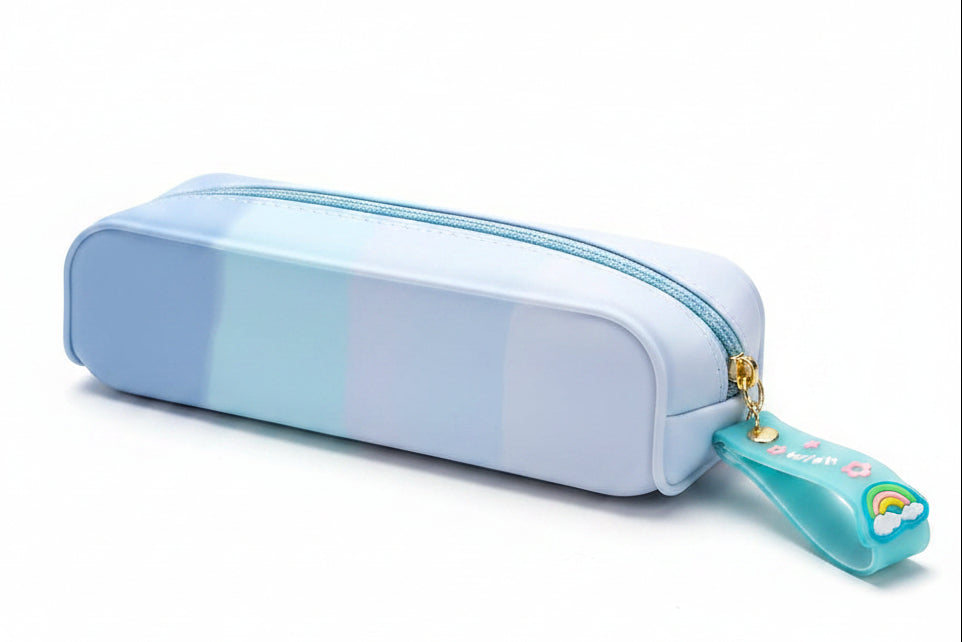 Dopamine Blue Collection - Soft Pastel Blue Pen & Pouch Set