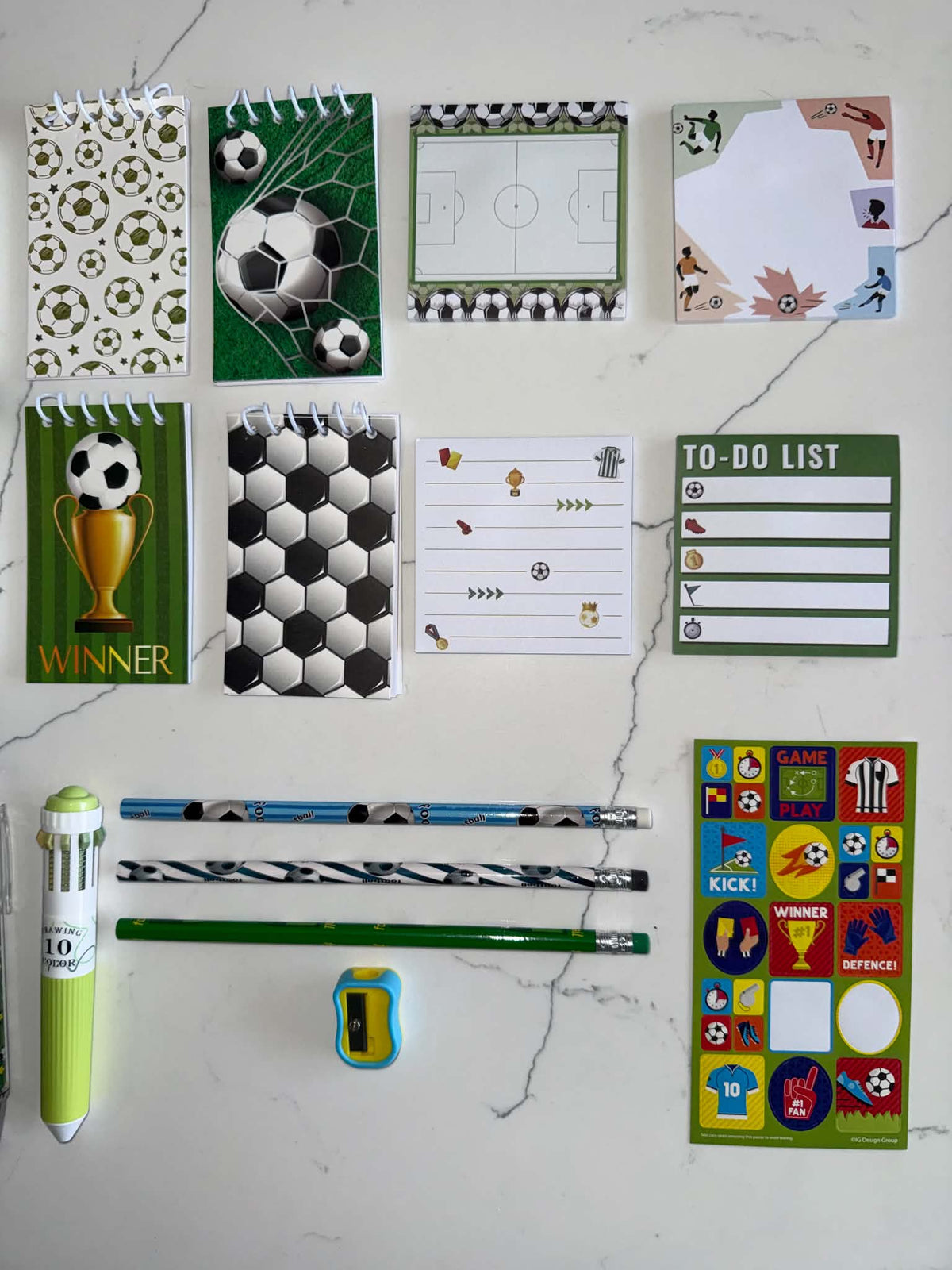 Soccer Star Football Stationery Kit