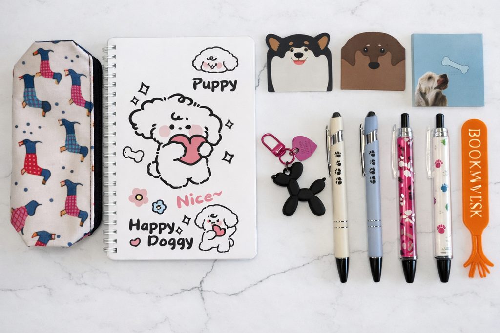 Bookmark Stationery Happy Doggy Collection