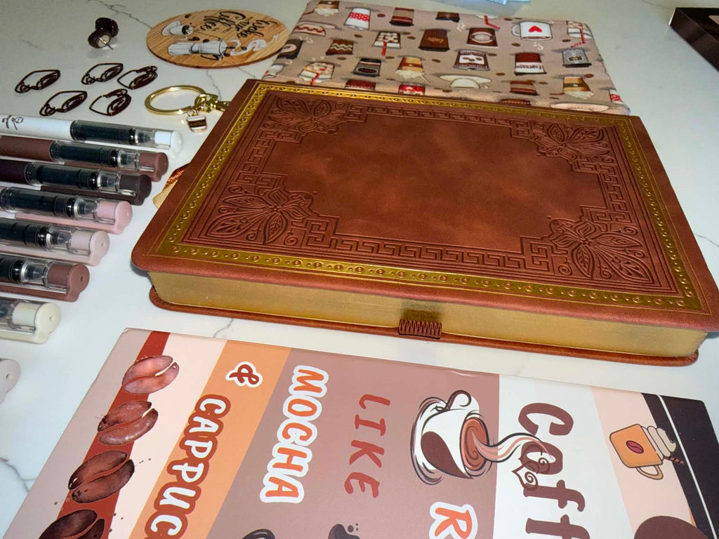 Coffee Morning Break Collection - Brown Stationery set for the coffee lover!