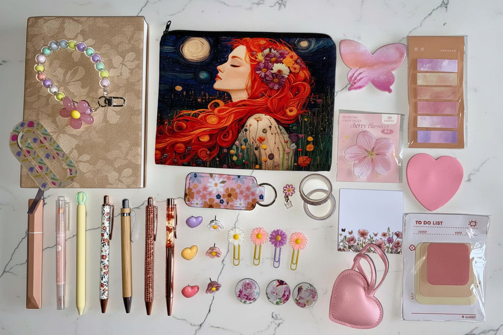 The Petal Dreams Stationery Edit — Floral & Pastel Stationery Collection
