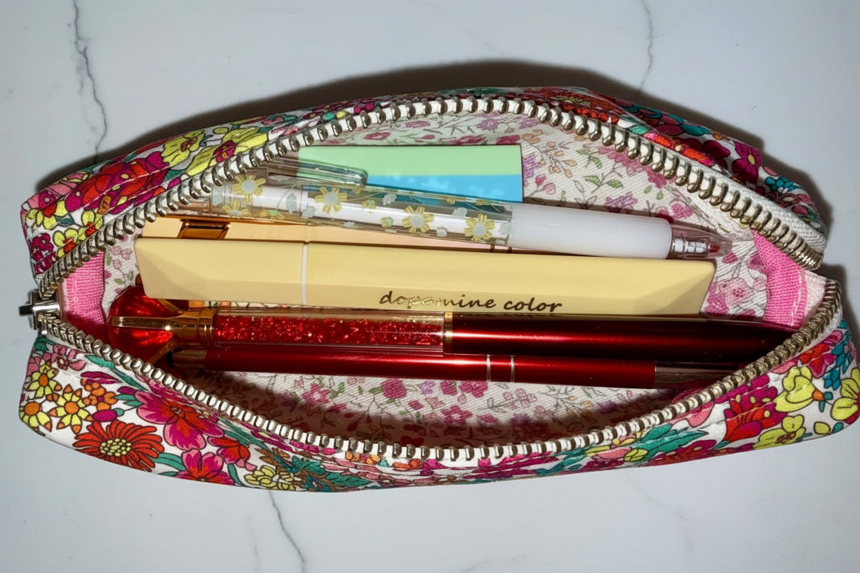 Floral Joy Stationery Set — Bright & Blooming Pen Collection