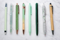 Green Pen Set – Mint & Bamboo Aesthetic Stationery NZ