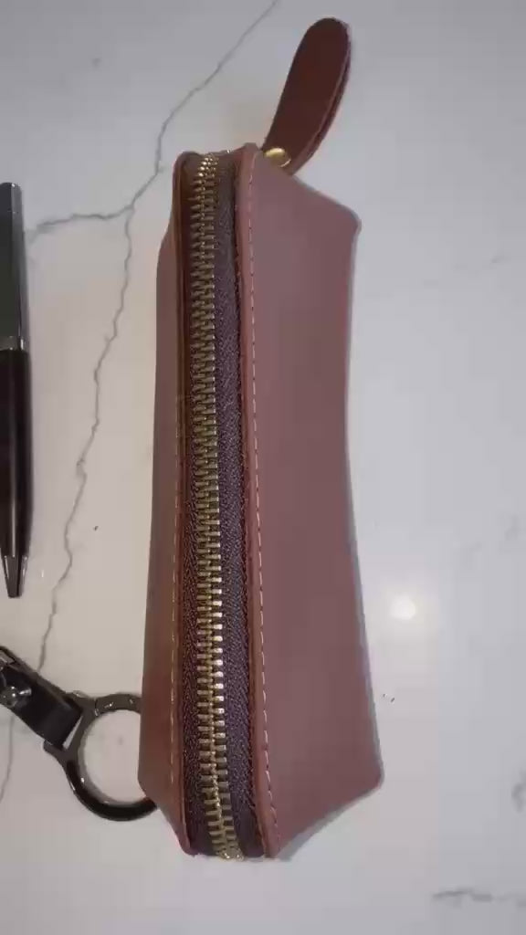 Men's Brown Leather Stationery Set – Father's Day Gift Desk Stationery NZ