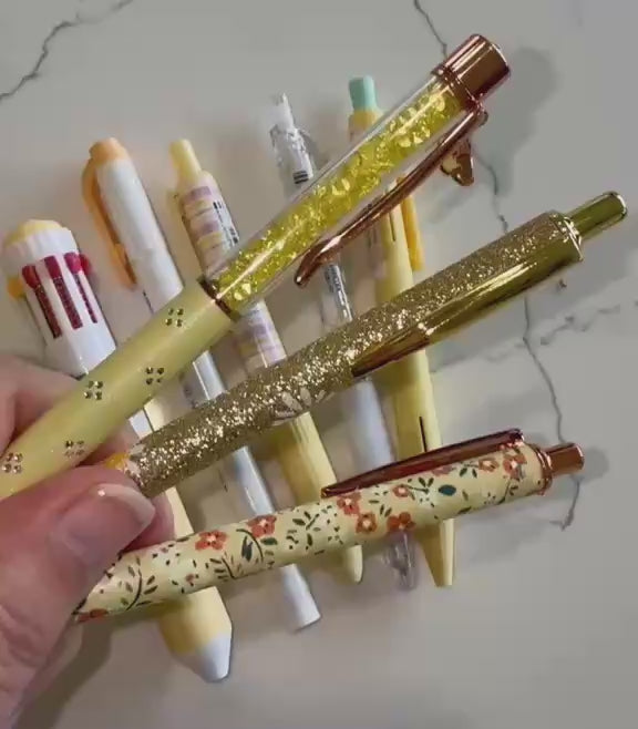 Yellow Pen Set - Sunshine & Floral Gift Set NZ