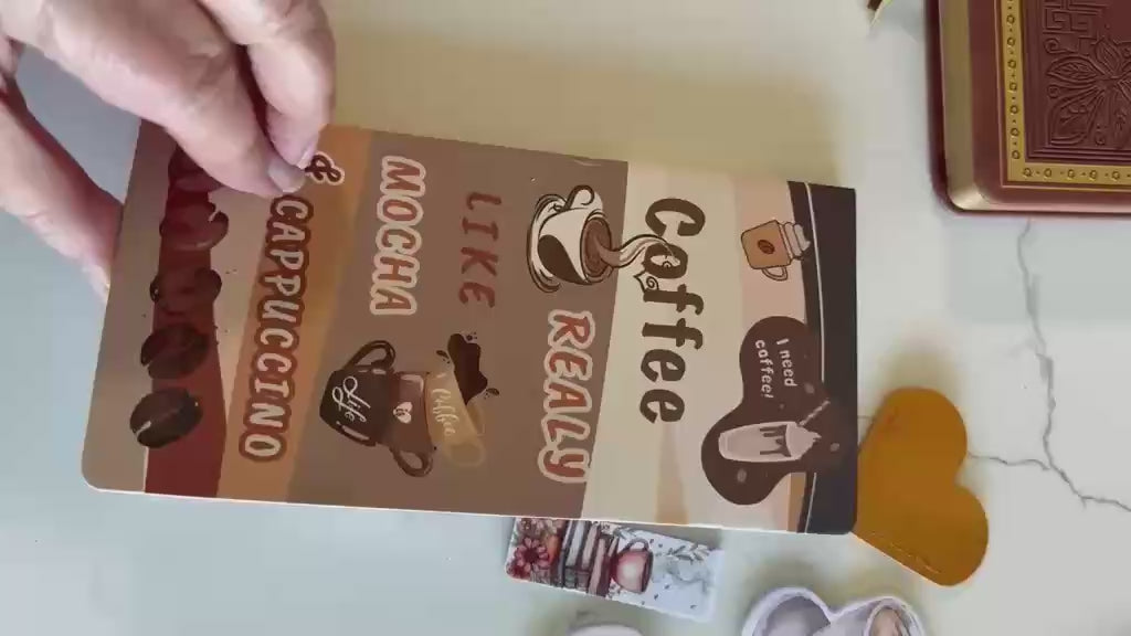 Coffee Morning Break Collection - Brown Stationery set for the coffee lover!