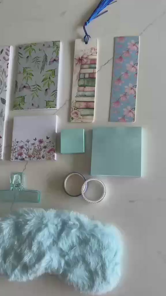 Serenity Blue Stationery Set – Aesthetic Desk Gift NZ