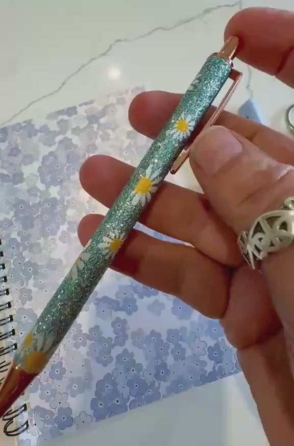 Sparkly Blue Mini Stationery Set – Aesthetic Desk Gift NZ