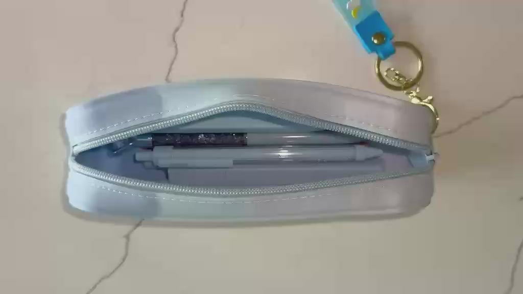 Dopamine Blue Collection - Soft Pastel Blue Pen & Pouch Set