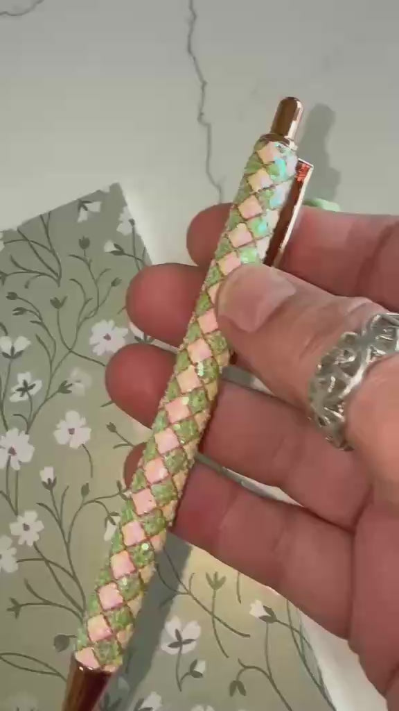 Sparkly Mint Mini Stationery Set – Aesthetic Desk Gift NZ
