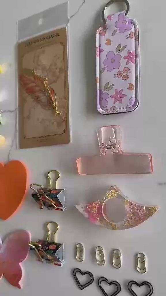 Orange Blossom Essentials Set – Pastel Floral Desk Gift NZ