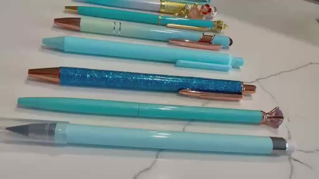 Blue Aesthetic Pen Set – Journaling & Gift Stationery NZ
