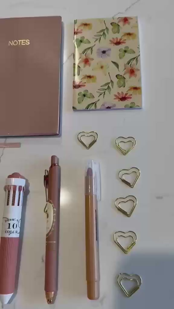 Soft Autumn Pastels Stationery Set – Aesthetic Desk Gift NZ