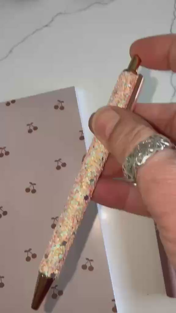 Sparkly Cocoa & Chocolate Mini Stationery Set – Aesthetic Desk Gift NZ