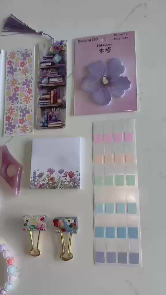 Lavender Notes Stationery Set – Pastel Desk Gift NZ