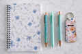 Sparkly Turquoise Mini Stationery Set – Aesthetic Desk Gift NZ